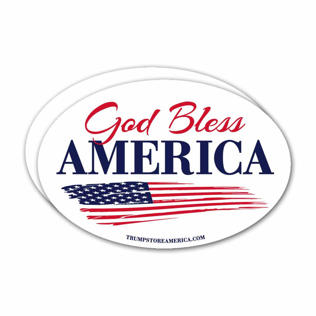 Bumper Sticker - God Bless America
